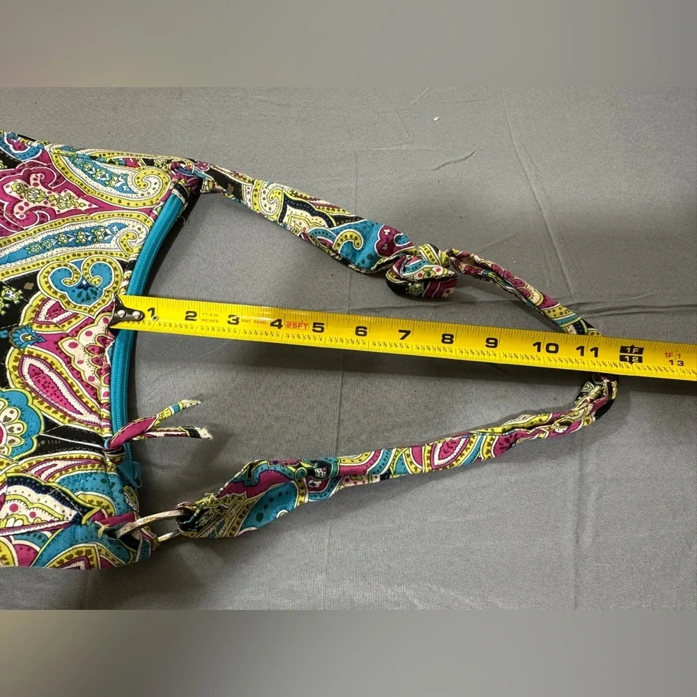 Vera Bradley Daphne Silk Baguette Shoulder Bag
